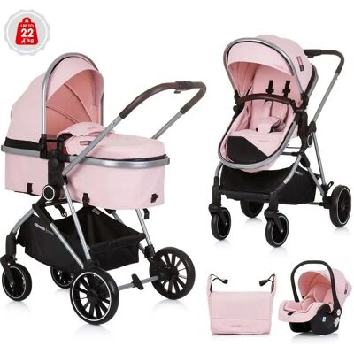 Carrito de Bebé Trio Convertible AURA hasta 22 kg de Chipolino Carrito de Bebé Trio Convertible AURA hasta 22 kg de Chipolino