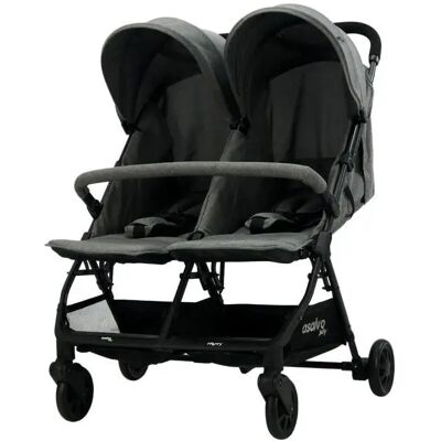 Asalvo Silla de Paseo Doble Henry, Liviana y Maniobrable para Paseos con Dos Pequeños Asalvo Silla de Paseo Doble Henry, Liviana y Maniobrable para Paseos con Dos Pequeños