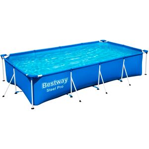 Piscina Rectangular Con Depuradora 400x211x81cm. Piscina Rectangular Con Depuradora 400x211x81cm.