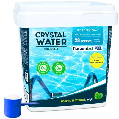 Ninguno NORTEMBIO POOL Floculante Piscina Super Concentrado 28 Semanas Clarificante Agua Piscinas Grandes, Spa Limpieza Total y Eficaz Compatible con Cloro, Sal y Antialgas Sin Aluminio Ninguno NORTEMBIO POOL Floculante Piscina Super Concentrado 28 Semanas Clarificante Agua Piscinas Grandes, Spa Limpieza Total y Eficaz Compatible con Cloro, Sal y Antialgas Sin Aluminio