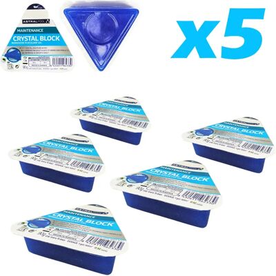 Pack de 5 Crystal Block gel clarificador y floculante para piscina de Astral Pool Crystalblock agua cristalina y pura Pack de 5 Crystal Block gel clarificador y floculante para piscina de Astral Pool Crystalblock agua cristalina y pura