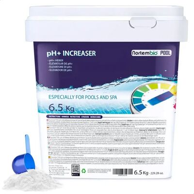 Nortembio - pH+ Polvo - 6,5kg - Piscina y Spa - regulador pH Nortembio - pH+ Polvo - 6,5kg - Piscina y Spa - regulador pH