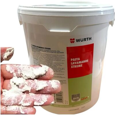 Ninguno Pasta Lavamanos Extreme 4 L Limpiador de Manos con Microesferas Würth - Pasta para limpieza de manos de sustancias vegetales con gran efectividad contra suciedades muy fuertes. Agradable sensación de Ninguno Pasta Lavamanos Extreme 4 L Limpiador de Manos con Microesferas Würth - Pasta para limpieza de manos de sustancias vegetales con gran efectividad contra suciedades muy fuertes. Agradable sensación de