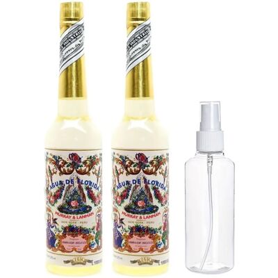 NONE Agua de Florida Pack 2 Botellas con Dosificador Spray Original Perú Amarilla Murray & Lanman NONE Agua de Florida Pack 2 Botellas con Dosificador Spray Original Perú Amarilla Murray & Lanman