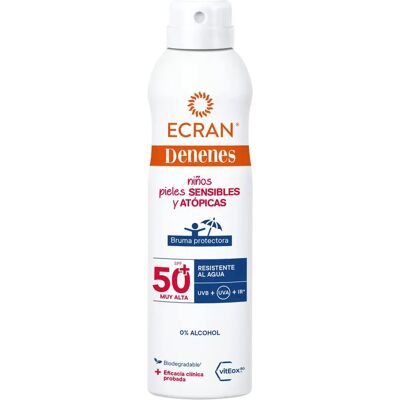Ninguno ECRAN Denenes Spray niños pieles sensibles y atópicas 250 ml Bruma protectora Ninguno ECRAN Denenes Spray niños pieles sensibles y atópicas 250 ml Bruma protectora