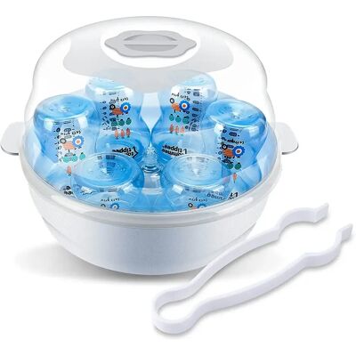 Ninguno Esterilizador De Vapor Para Microondos Para Botellas De Bebe Almacenamiento Y Soporte De Botella Nipulas Alta Temperatura Ninguno Esterilizador De Vapor Para Microondos Para Botellas De Bebe Almacenamiento Y Soporte De Botella Nipulas Alta Temperatura
