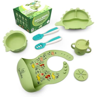 Ninguno SENSBABY Vajilla Bebe Silicona - Utensilios para la alimentación, Cuchara Silicona Bebe, Platos Vajilla, Vaso Antiderrame Bebe, Baberos, Perfecto Como Regalos Para Bebes Recien Nacidos, Edad 0-6 Años Ninguno SENSBABY Vajilla Bebe Silicona - Utensilios para la alimentación, Cuchara Silicona Bebe, Platos Vajilla, Vaso Antiderrame Bebe, Baberos, Perfecto Como Regalos Para Bebes Recien Nacidos, Edad 0-6 Años