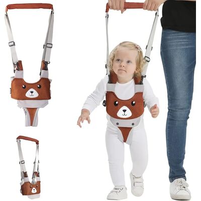 Ninguno MOV Andador para Bebe, arnés ajustable para caminar, 4 en 1, Ayuda para caminar y ponerse de pie with hand para niños Pequeños, arnés para caminar para niños Pequeños con dos cadenas para Chupete Ninguno MOV Andador para Bebe, arnés ajustable para caminar, 4 en 1, Ayuda para caminar y ponerse de pie with hand para niños Pequeños, arnés para caminar para niños Pequeños con dos cadenas para Chupete