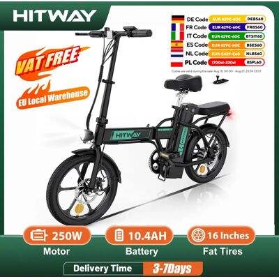 HITWAY bicicleta eléctrica e-bike bicicleta de ciudad plegable batería de litio 36V/10,4Ah, kilometraje eléctrico puede alcanzar 35-70k HITWAY bicicleta eléctrica e-bike bicicleta de ciudad plegable batería de litio 36V/10,4Ah, kilometraje eléctrico puede alcanzar 35-70k