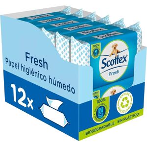 Ninguno Scottex Papel Higiénico Húmedo Fresh con Agua Micelar y Vitamina E, Biodegradable y Sin Plástico, Caja 12 packs de 74 servicios Toallitas Húmedas Desechables por WC Ninguno Scottex Papel Higiénico Húmedo Fresh con Agua Micelar y Vitamina E, Biodegradable y Sin Plástico, Caja 12 packs de 74 servicios Toallitas Húmedas Desechables por WC