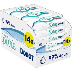 Ninguno Dodot Toallitas Pure Aqua para Bebé, 672 Toallitas (2x7 Paquetes x 48), 99% Agua, 0% Plástico, Limpieza Suave y Delicada Ninguno Dodot Toallitas Pure Aqua para Bebé, 672 Toallitas (2x7 Paquetes x 48), 99% Agua, 0% Plástico, Limpieza Suave y Delicada
