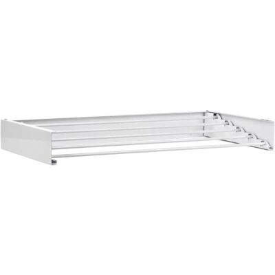Ninguno Tendedero de Pared, 80cm Tendedero de Ropa Retráctil, Tendedero de Ropa que Ahorra Espacio, Tendedero Plegable para Ropa Plegable Interior Exterior, 5 Barras, Blanco Ninguno Tendedero de Pared, 80cm Tendedero de Ropa Retráctil, Tendedero de Ropa que Ahorra Espacio, Tendedero Plegable para Ropa Plegable Interior Exterior, 5 Barras, Blanco