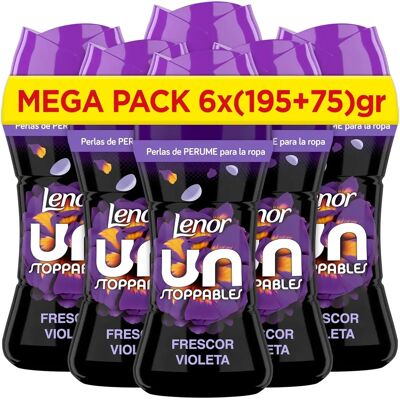 Ninguno Pack De LENOR UNstoppables Perlas de Perfume para la Ropa, 133 Lavados (6 x 270g), Suavizante Potenciador de Frescor con Fragancia Violeta Fresca/ Fresh / Ariel Ninguno Pack De LENOR UNstoppables Perlas de Perfume para la Ropa, 133 Lavados (6 x 270g), Suavizante Potenciador de Frescor con Fragancia Violeta Fresca/ Fresh / Ariel
