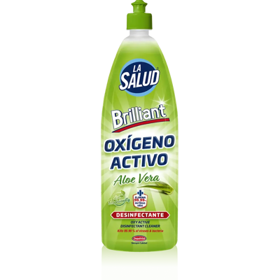 La Salud PACK de 8 - Oxígeno activo Aloe vera, Desinfectante 8 x 1L La Salud PACK de 8 - Oxígeno activo Aloe vera, Desinfectante 8 x 1L