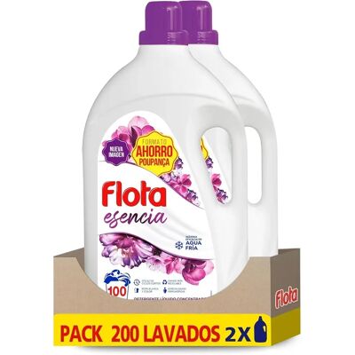 Ninguno FLOTA ESENCIA 5L Detergente Líquido Concentrado para Lavadora Formato Ahorro Familiar 2x100 Lavados - Quitamanchas Eficaz en Agua Fría y en Lavados Cortos, Ropa Blanca y de Color, Fragancia Exclusiva Ninguno FLOTA ESENCIA 5L Detergente Líquido Concentrado para Lavadora Formato Ahorro Familiar 2x100 Lavados - Quitamanchas Eficaz en Agua Fría y en Lavados Cortos, Ropa Blanca y de Color, Fragancia Exclusiva