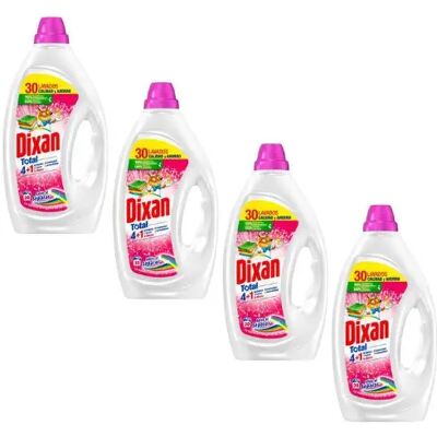Ninguno DIXAN Gel Adiós al Separar Total 3+1 - Detergente Líquido para Lavadora - jabón líquido para la ropa de color - Limpieza, luminosidad, frescor y sostenibilidad - pack AHORRO de 120 lavados (4x30 Ninguno DIXAN Gel Adiós al Separar Total 3+1 - Detergente Líquido para Lavadora - jabón líquido para la ropa de color - Limpieza, luminosidad, frescor y sostenibilidad - pack AHORRO de 120 lavados (4x30