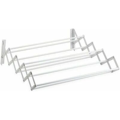 Ninguno TODOBIEN STORE - Tendedero Extensible Pared 60cm/80cm/100cm - Tendedero Plegable de Pared de Interior o Exterior de Acero Blanco - Tendedro con 9 Barras Ninguno TODOBIEN STORE - Tendedero Extensible Pared 60cm/80cm/100cm - Tendedero Plegable de Pared de Interior o Exterior de Acero Blanco - Tendedro con 9 Barras