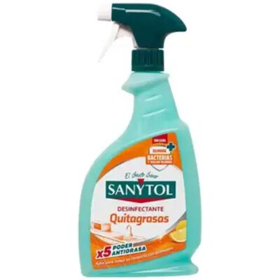 Sanytol Pistola Quitagrasas Cítrico para Cocina 750 ml - Elimina la grasa de manera efectiva Sanytol Pistola Quitagrasas Cítrico para Cocina 750 ml - Elimina la grasa de manera efectiva