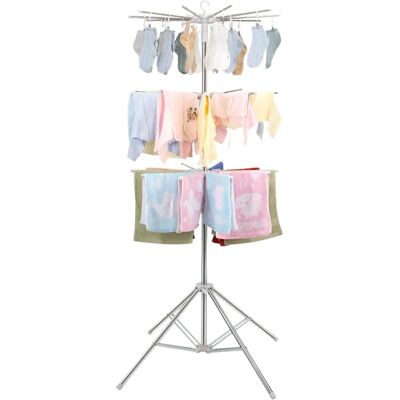Ninguno LUTODY - Tendedero plegable vertical Compacto y versátil para colgar ropa, toallas y prendas en el hogar, terraza, salón y dormitorio Ninguno LUTODY - Tendedero plegable vertical Compacto y versátil para colgar ropa, toallas y prendas en el hogar, terraza, salón y dormitorio