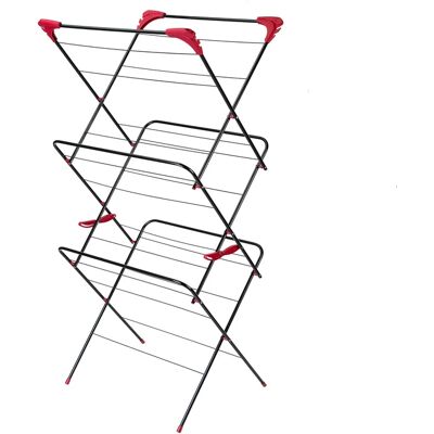 Ninguno Tendedero vertical con patas antideslizantes, tendedero estable de metal, tendedero de torre, ahorro de espacio Ninguno Tendedero vertical con patas antideslizantes, tendedero estable de metal, tendedero de torre, ahorro de espacio