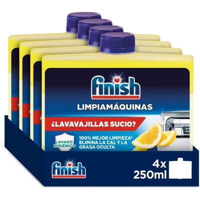 Finish Limpiamáquinas Limpieza Profunda Limón Lavavajillas 4x 250ml Finish Limpiamáquinas Limpieza Profunda Limón Lavavajillas 4x 250ml
