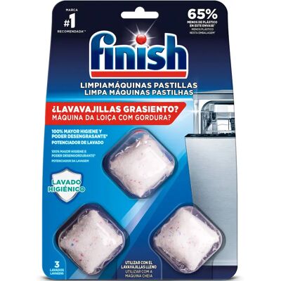 Finish LIMPIAMÁQUINAS en PASTILLAS, Limpia y Desengrasa, Elimina Suciedad Oculta, Evita Malos Olores, Aroma Regular, Profesional Finish LIMPIAMÁQUINAS en PASTILLAS, Limpia y Desengrasa, Elimina Suciedad Oculta, Evita Malos Olores, Aroma Regular, Profesional