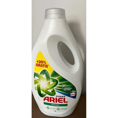 Ninguno Ariel Original Formato Especial Detergente líquido limpieza mejorada en ciclos más fríos 1575 ml 29+6 lavados Ninguno Ariel Original Formato Especial Detergente líquido limpieza mejorada en ciclos más fríos 1575 ml 29+6 lavados