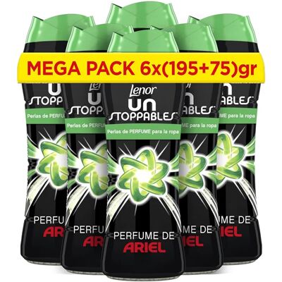 Ninguno Pack de 6 x 270g LENOR UNstoppables Perlas de Perfume para Ropa – 133 Lavados, Suavizante Potenciador de Frescor con Fragancia Violeta Fresca Ninguno Pack de 6 x 270g LENOR UNstoppables Perlas de Perfume para Ropa – 133 Lavados, Suavizante Potenciador de Frescor con Fragancia Violeta Fresca