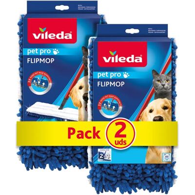Vileda I Pack de 2 Recambios Flip Mop I Pack de 2 Recambios I 2 Unidades. Vileda I Pack de 2 Recambios Flip Mop I Pack de 2 Recambios I 2 Unidades.