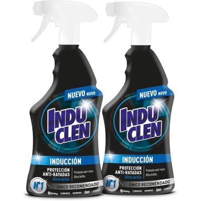 Induclen - Limpiador de Inducción, Spray Pack 2x 250 ml, Limpia Placa, Ultra Brillo Superior Induclen - Limpiador de Inducción, Spray Pack 2x 250 ml, Limpia Placa, Ultra Brillo Superior