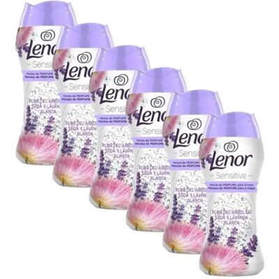 Ninguno Lenor Unstoppables Sensitive Seda y Lavanda Blanca Pack 6 x 210g Perlas perfumadas Ninguno Lenor Unstoppables Sensitive Seda y Lavanda Blanca Pack 6 x 210g Perlas perfumadas