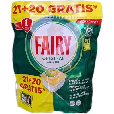 Ninguno PASTILLAS PARA LAVAVAJILLAS FAIRY ORIGINAL TODO EN 1 (41CAPSULAS) PARA LAVAVAJILLAS AUTOMATICO 20 GRATIS Ninguno PASTILLAS PARA LAVAVAJILLAS FAIRY ORIGINAL TODO EN 1 (41CAPSULAS) PARA LAVAVAJILLAS AUTOMATICO 20 GRATIS
