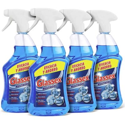 Ninguno GLASSEX Limipiador Multiusos Azul. 4 Pistolas de 750ml Ninguno GLASSEX Limipiador Multiusos Azul. 4 Pistolas de 750ml