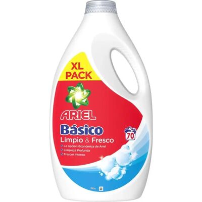 Ninguno Ariel Detergente Lavadora Liquido 70 Lavados -3.150ml Ninguno Ariel Detergente Lavadora Liquido 70 Lavados -3.150ml