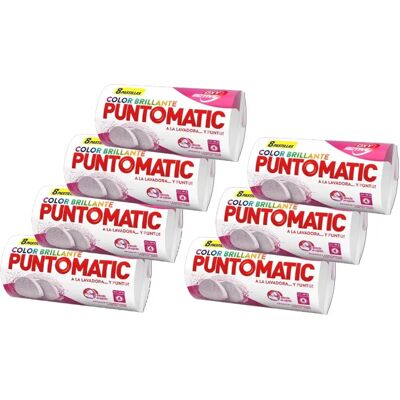 Ninguno Puntomatic Detergente en Pastillas para Ropa de Color, Pack 7x8 Pastillas 28 Lavados, 56 Pastillas, Filtro que Protege los Colores, Rápida Disolución Ninguno Puntomatic Detergente en Pastillas para Ropa de Color, Pack 7x8 Pastillas 28 Lavados, 56 Pastillas, Filtro que Protege los Colores, Rápida Disolución