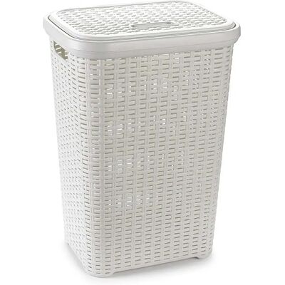 ACAN 60L Blanco Plástico cesta de ropa ACAN 60L Blanco Plástico cesta de ropa