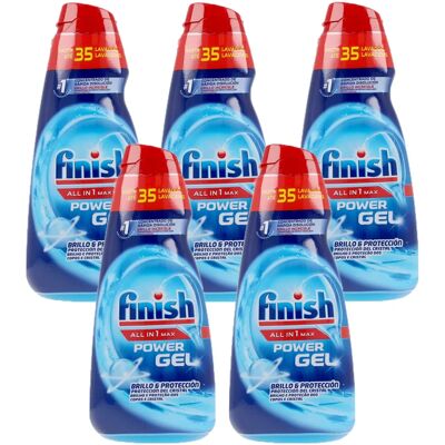 Ninguno Gel Limpiador y Detergente para Lavavajillas Finish All in 1 Max Power - Pack de 3/4/5 (700 ml c/u, 105 lavados/140 lavados/175 lavados) - Eficiencia en Cada Lavado - Envase Puede Variar Ninguno Gel Limpiador y Detergente para Lavavajillas Finish All in 1 Max Power - Pack de 3/4/5 (700 ml c/u, 105 lavados/140 lavados/175 lavados) - Eficiencia en Cada Lavado - Envase Puede Variar