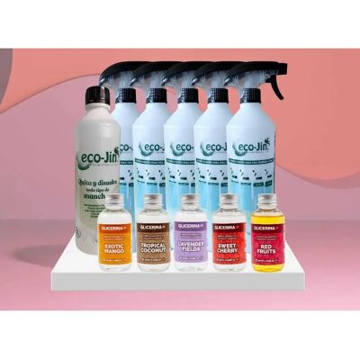 Ninguno CREA TU PROPIO ECO-JIN - ELIGE TU FRAGANCIA PARA TU ECO-JIN - ECO-JIN LIMPIADOR MULTIUSOS EXTRA CONCENTRADO NEUTRO + FRAGANCIA A ELEGIR - BOTELLA 1L QUE EQUIVALE A 15L + DIFUSOR Y FRAGANCIA Ninguno CREA TU PROPIO ECO-JIN - ELIGE TU FRAGANCIA PARA TU ECO-JIN - ECO-JIN LIMPIADOR MULTIUSOS EXTRA CONCENTRADO NEUTRO + FRAGANCIA A ELEGIR - BOTELLA 1L QUE EQUIVALE A 15L + DIFUSOR Y FRAGANCIA