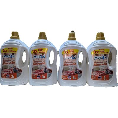 Ninguno DETERGENTE LIQUIDO MARSELLA CONCENTRADO MUXAM IMJ IMPERIAL 3L PACK 4UNI Ninguno DETERGENTE LIQUIDO MARSELLA CONCENTRADO MUXAM IMJ IMPERIAL 3L PACK 4UNI