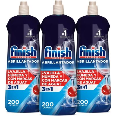 Finish - Powerball - Pack de 3 unidades - Abrillantador lavavajillas Finish - Powerball - Pack de 3 unidades - Abrillantador lavavajillas