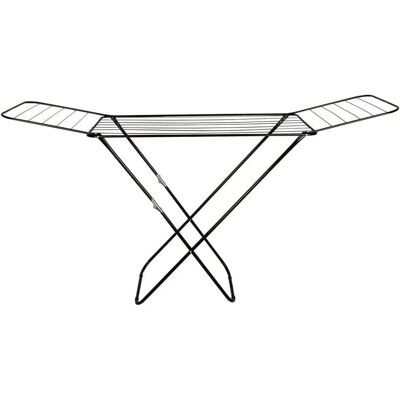 Ninguno C.A - Tendedero Metálico Plegable con 20 Pinzas Tendal Ligero con Alas para Ropa en Interior o Exterior Ninguno C.A - Tendedero Metálico Plegable con 20 Pinzas Tendal Ligero con Alas para Ropa en Interior o Exterior