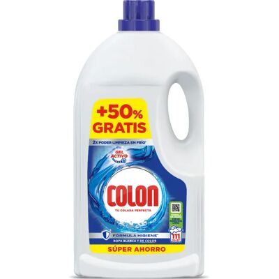 Colon Gel Activo Detergente para la lavadora 74 lavados + 50% gratis - 111 lavados Colon Gel Activo Detergente para la lavadora 74 lavados + 50% gratis - 111 lavados