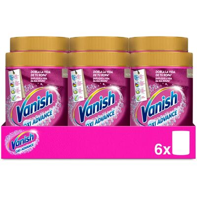 Vanish Oxi Advance Quitamanchas para la ropa, elimina olores, potenciador de Lavado en polvo - 6x400 gr Vanish Oxi Advance Quitamanchas para la ropa, elimina olores, potenciador de Lavado en polvo - 6x400 gr