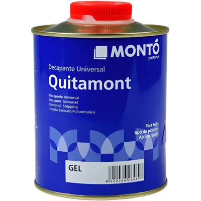 Ninguno Decapante Quitamont Gel -Monto- Biodegradable y No TóxicoDecapante semigelificado de acción rápida. Para eliminar todo tipo de pinturas sobre cualquier soporte. Biodegradable, no tóxico. Exento de Ninguno Decapante Quitamont Gel -Monto- Biodegradable y No TóxicoDecapante semigelificado de acción rápida. Para eliminar todo tipo de pinturas sobre cualquier soporte. Biodegradable, no tóxico. Exento de