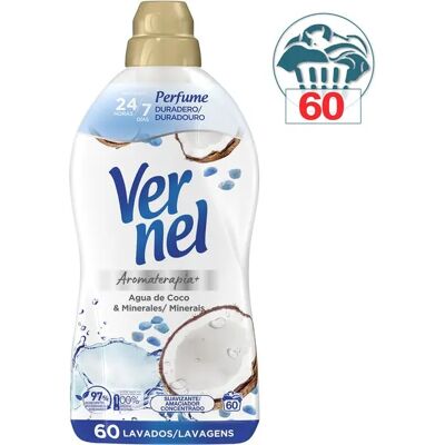 Ninguno PACK de 8 - VERNEL Suavizante concentrado aromaterapia+ agua de coco y minerales 60 lavados 1,08 litros PACK de 8 (480 lavados) Ninguno PACK de 8 - VERNEL Suavizante concentrado aromaterapia+ agua de coco y minerales 60 lavados 1,08 litros PACK de 8 (480 lavados)
