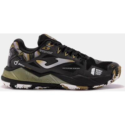 Zapatilla Pádel Mujer Joma Spin 2301P Negro Oro Transpirable Zapatilla Pádel Mujer Joma Spin 2301P Negro Oro Transpirable