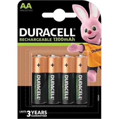 Ninguno Pila Duracell AA/AAA Recargables (Blíster 4 unidades) Ninguno Pila Duracell AA/AAA Recargables (Blíster 4 unidades)