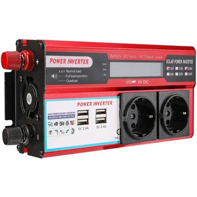 Ninguno 500W/800W Power Inverter DC 12V To AC 220V 230V Transformer with 4 USB EU Socket Charge with LED Display for RV Phone Car Ninguno 500W/800W Power Inverter DC 12V To AC 220V 230V Transformer with 4 USB EU Socket Charge with LED Display for RV Phone Car