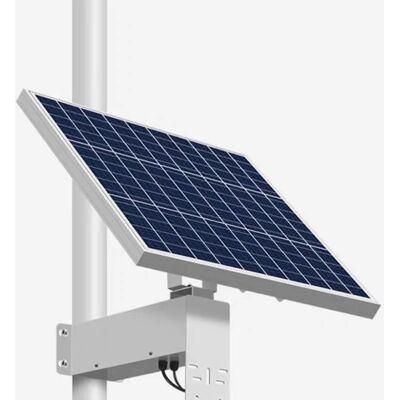 Ninguno Panel solar resistente al agua de 40W Batería incorporada de 18Ah 12V 4A adecuada para cámaras, farolas, etc. Ninguno Panel solar resistente al agua de 40W Batería incorporada de 18Ah 12V 4A adecuada para cámaras, farolas, etc.
