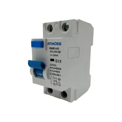 Ninguno Interruptor diferencial superinmunizado Si, 30mA, 2P, 40A, Clase A y 6kA - Alta protección contra fugas de corriente, fácil instalación y fiabilidad en viviendas y comercios Ninguno Interruptor diferencial superinmunizado Si, 30mA, 2P, 40A, Clase A y 6kA - Alta protección contra fugas de corriente, fácil instalación y fiabilidad en viviendas y comercios